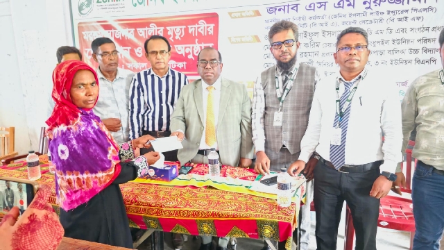 Zenith Islami Life Disburses Death Claim and Holds Development Meeting in Natore