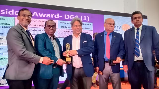 Zenith Islami Life CEO S.M. Nuruzzaman Elected Gold President of Rotary Club